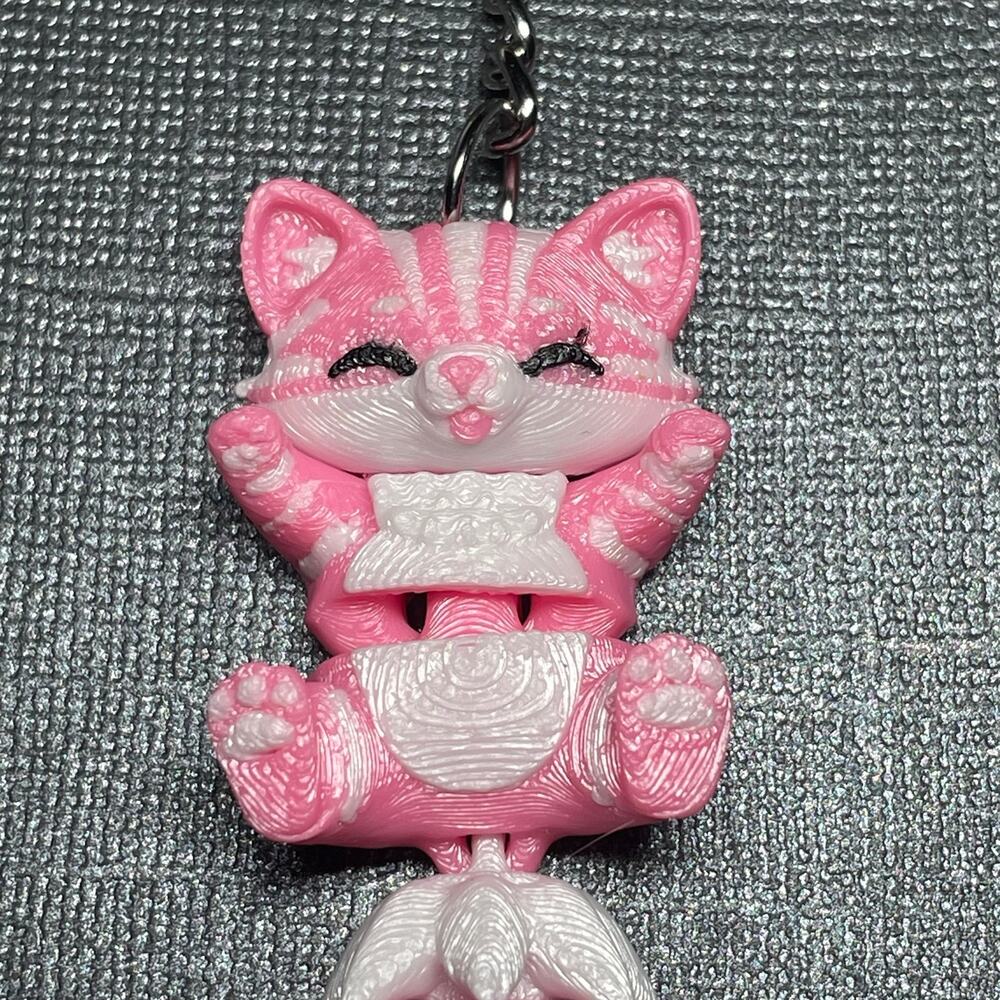 3D Printed Cat Key Ring